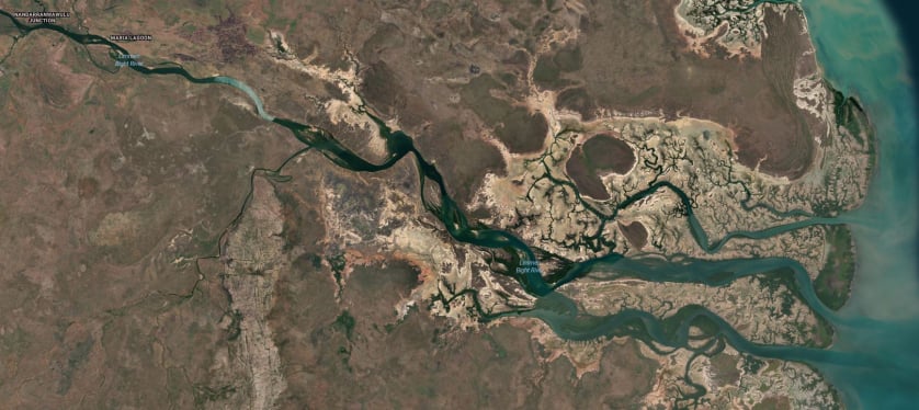 Cox River Limmen Fishing camp Northern Territory